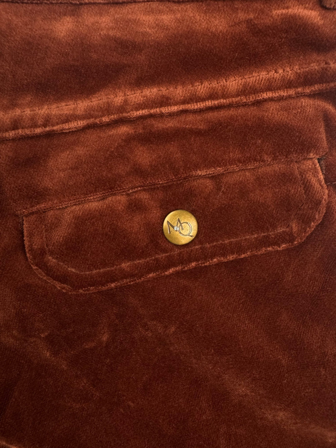 Mary Quant Cotton Trousers - W32 L36 - Think Vintage Online Ltd