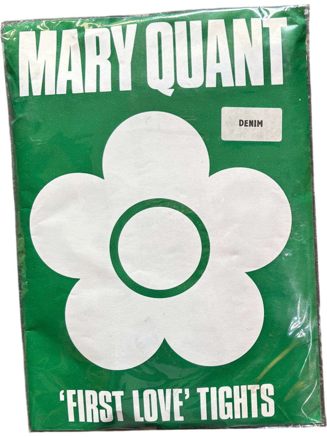 Mary Quant 'First Love' Navy Blue Tights - Think Vintage ltd