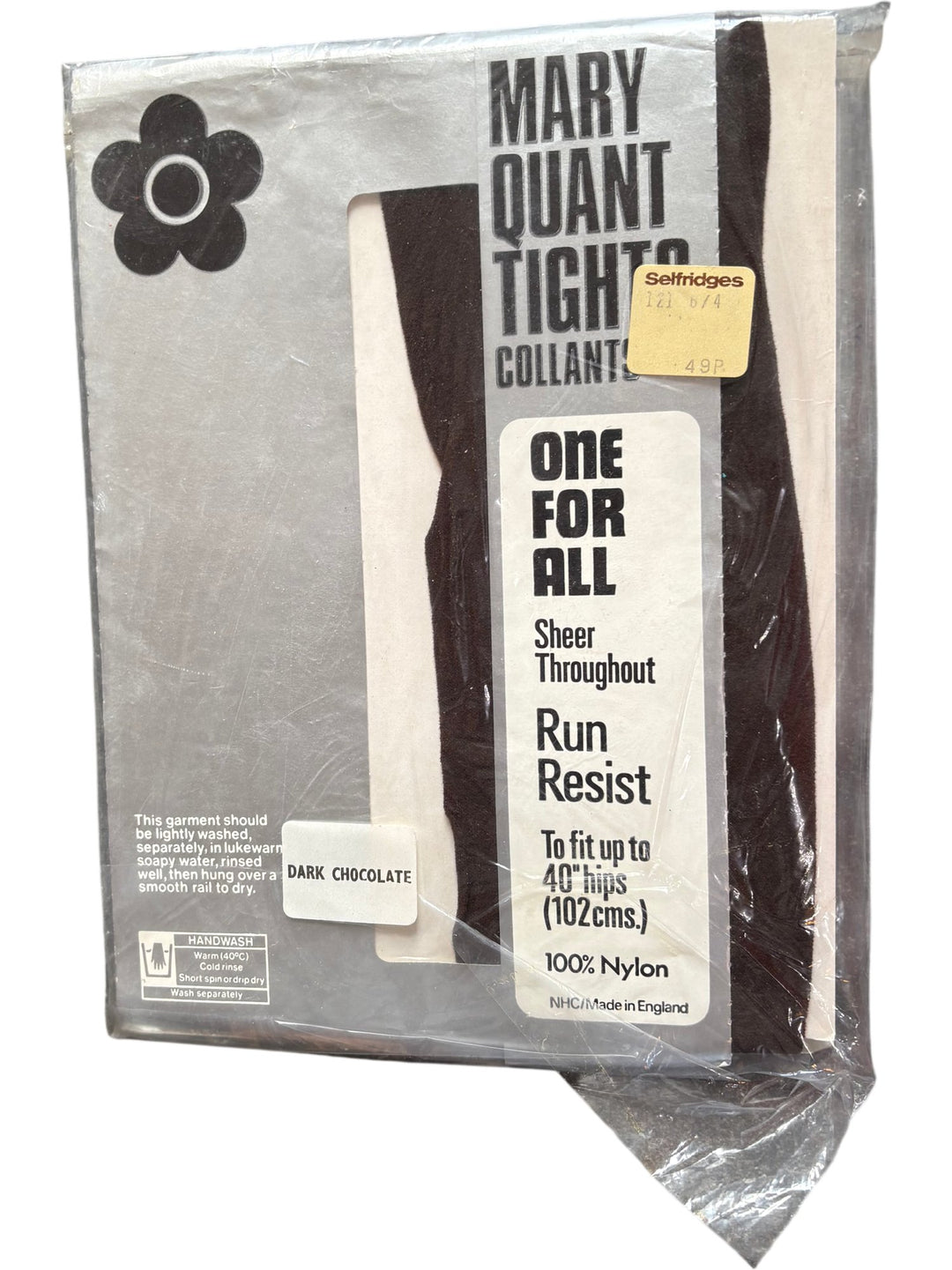 Mary Quant Sheer Nylon Tights - Think Vintage ltd