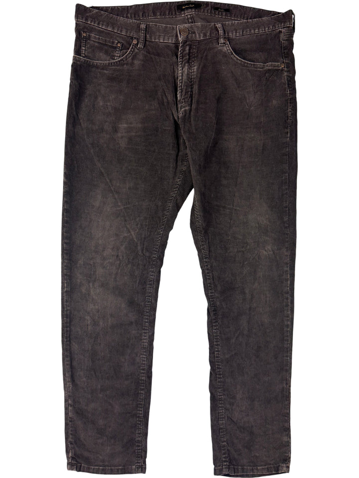 Massimo Dutti Corduroy Trousers - L - Think Vintage ltd