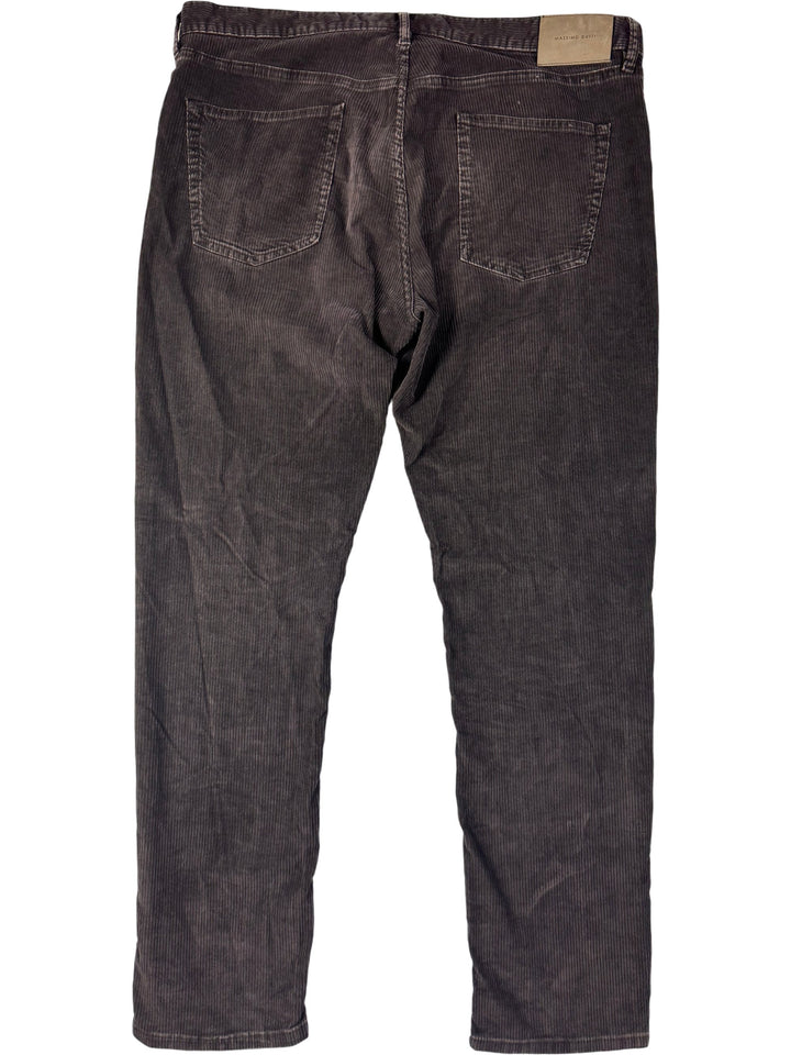 Massimo Dutti Corduroy Trousers - L - Think Vintage ltd