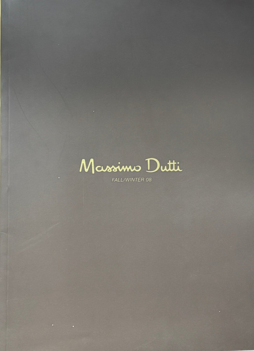 Massimo Dutti Fall Winter 08 Fashion Catalogue - Think Vintage ltd