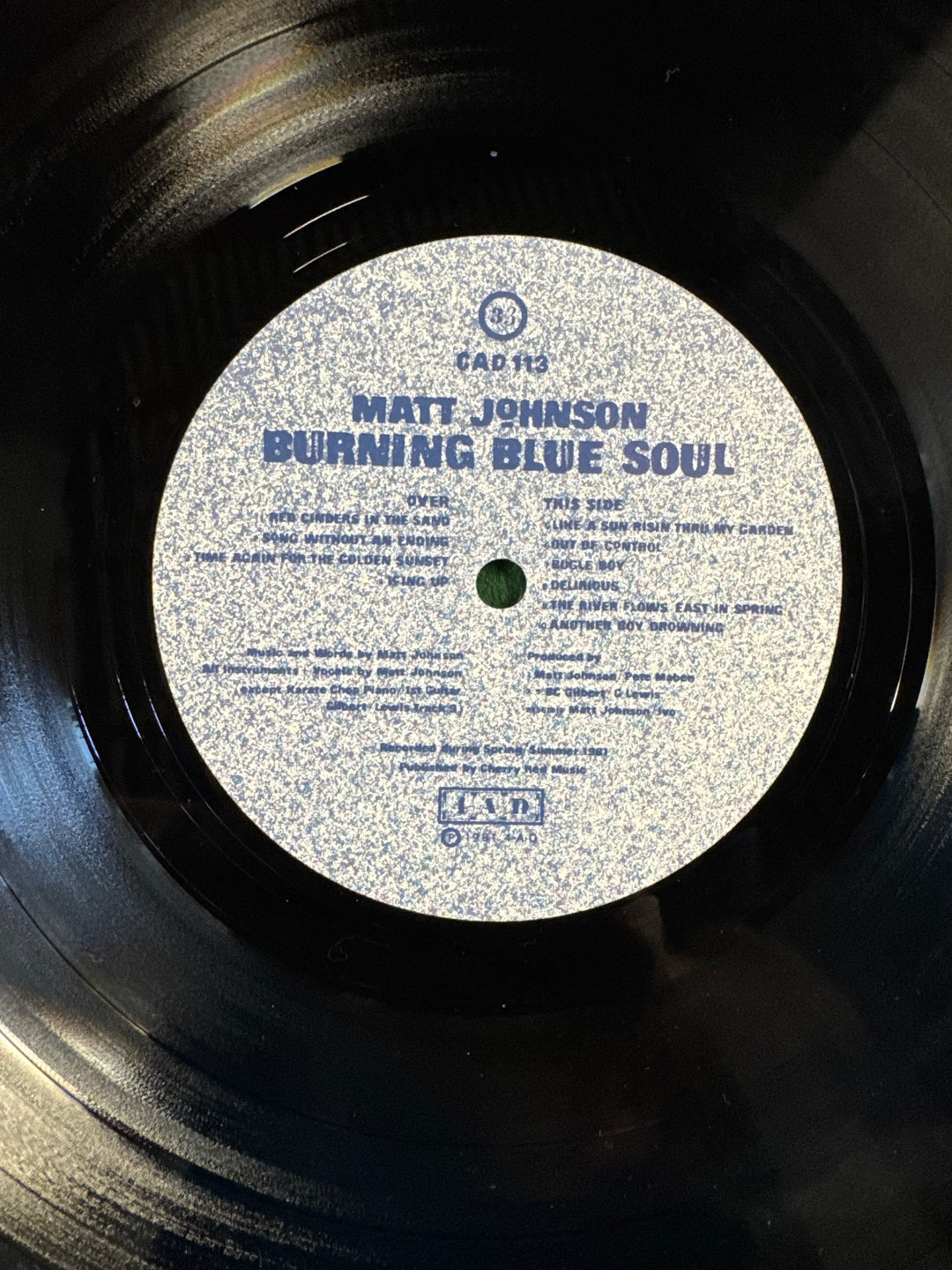 Matt Johnson Burning Blue Soul LP - Think Vintage ltd