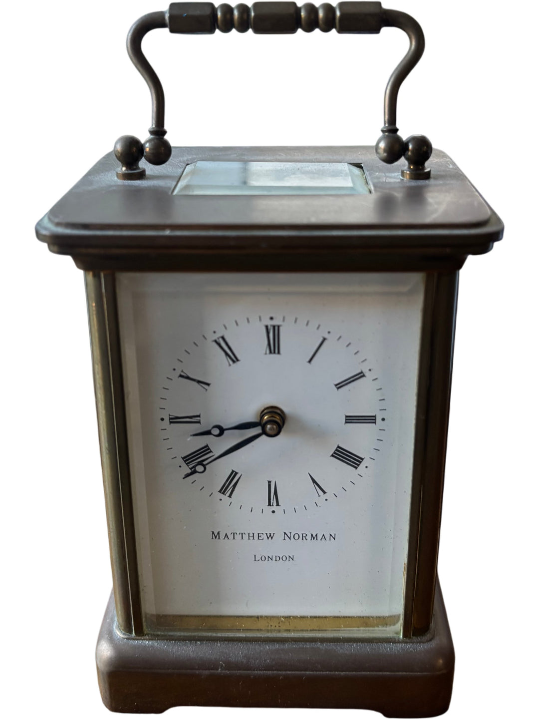 Matthew Norman Swiss Made Clock With Roman Numerals - Think Vintage