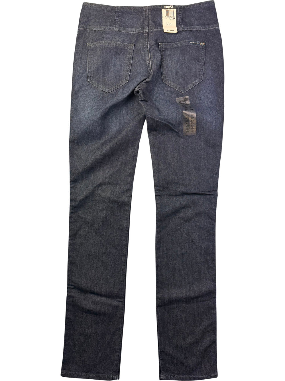 Mavi Hope Jeans Highwaisted Yoke Dark Wash - W30 - Think Vintage ltd