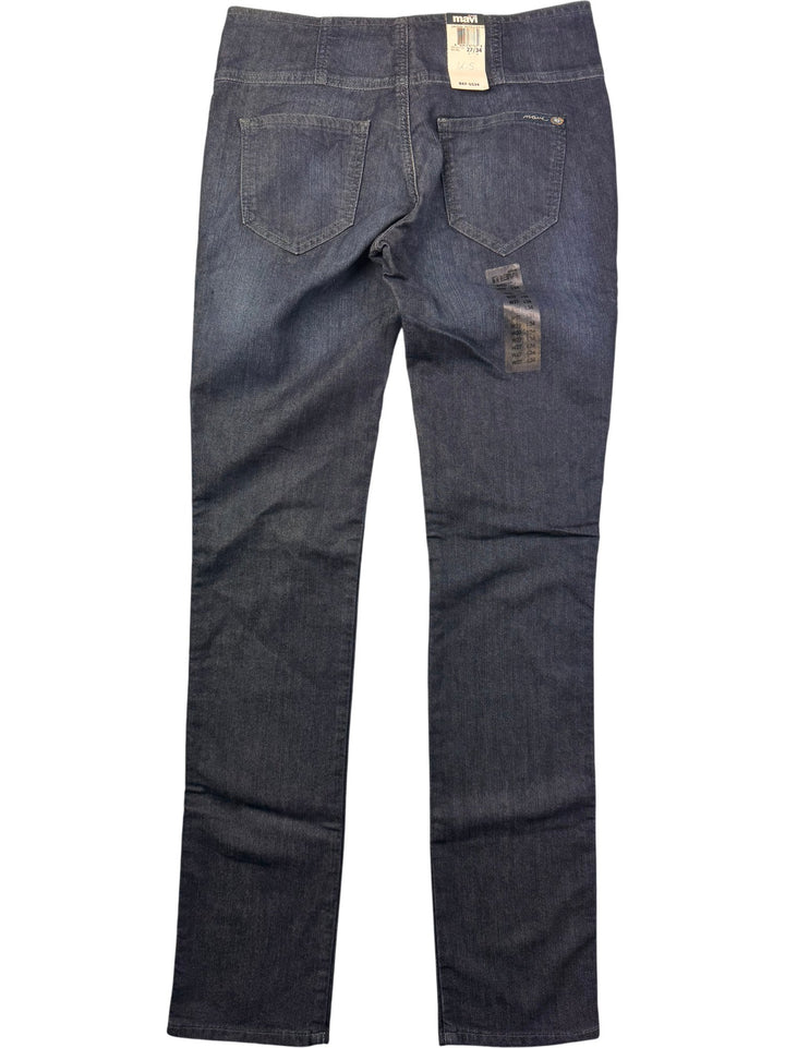 Mavi Hope Jeans Highwaisted Yoke Dark Wash - W30 - Think Vintage ltd