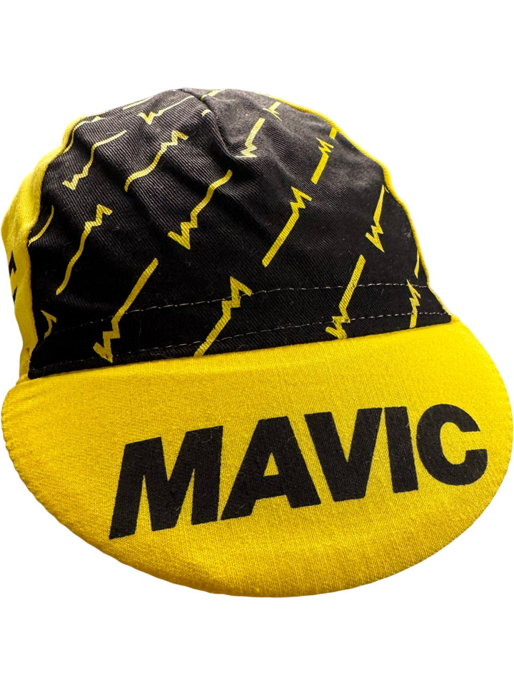 Mavic Yellow Cycling Cap - Think Vintage ltd