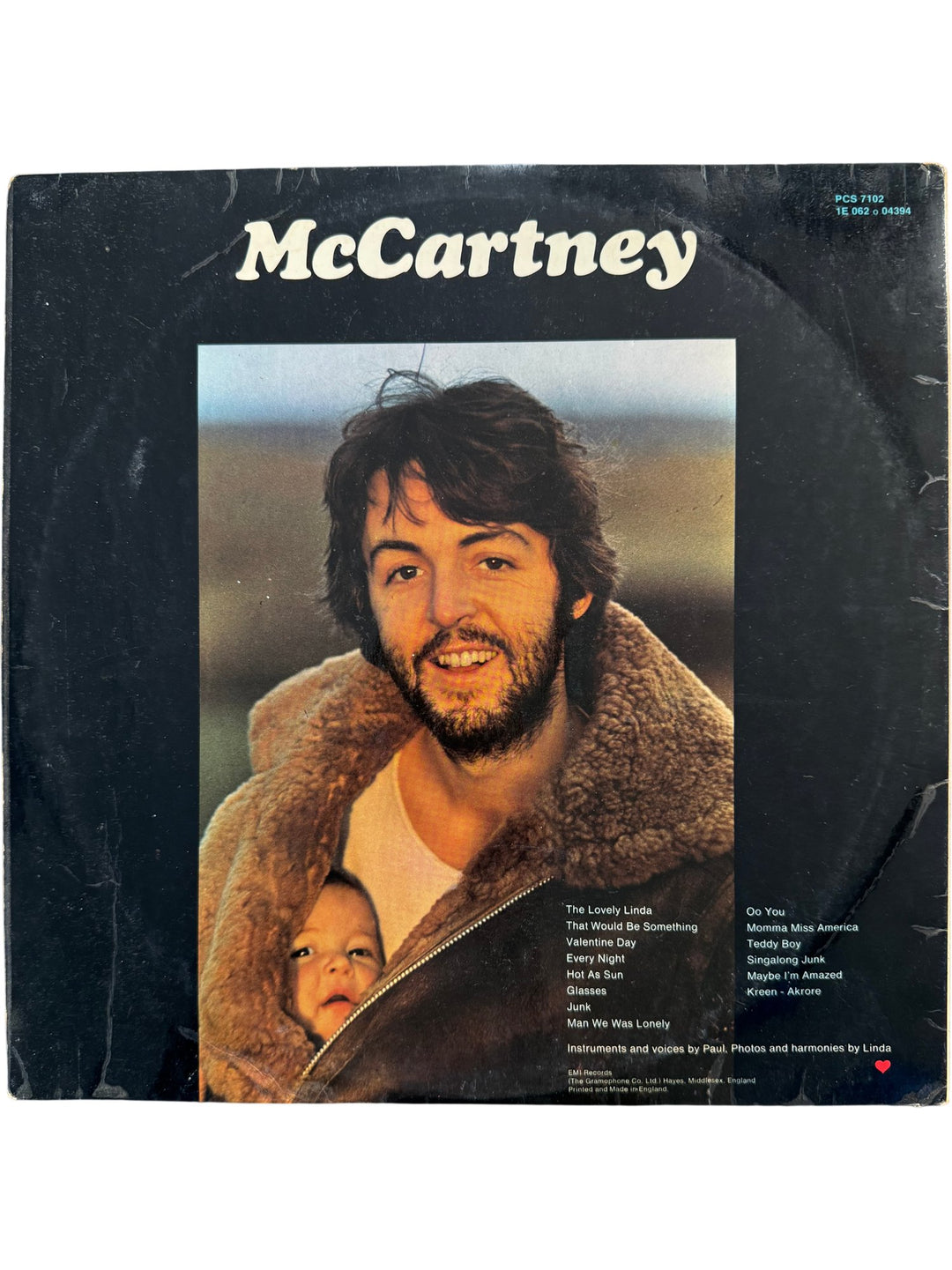 McCartney Vinyl Record - Fair - Think Vintage ltd