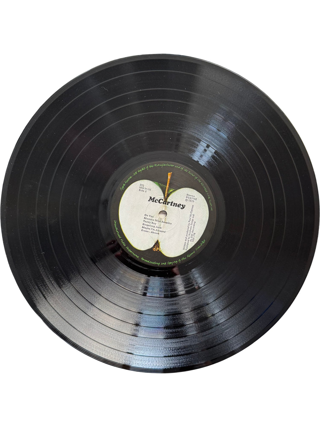 McCartney Vinyl Record - Fair - Think Vintage ltd