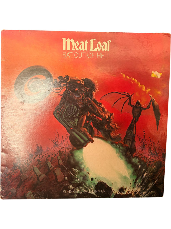 Meat Loaf Bat Out Of Hell Vinyl Record - Fair - Think Vintage ltd