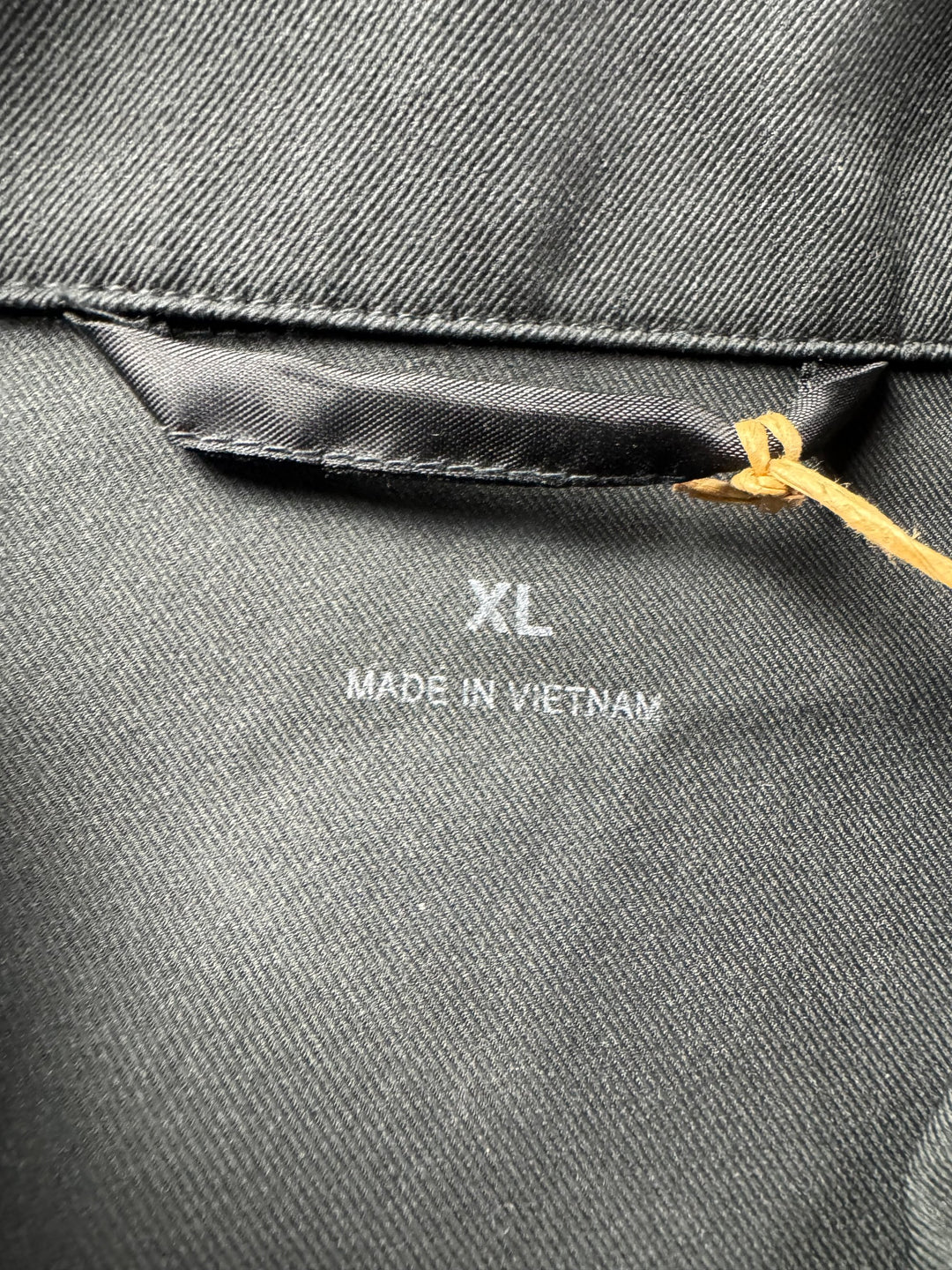 Men's Dark Grey Water Repellent Blouson - XL - Think Vintage