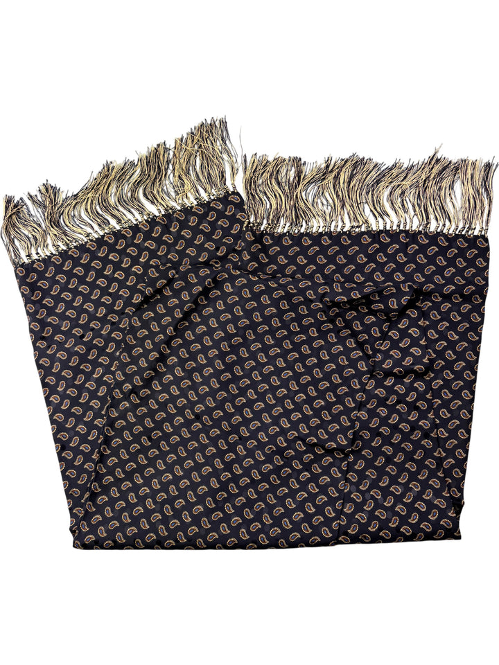Men's Paisley Silk Scarf - Think Vintage