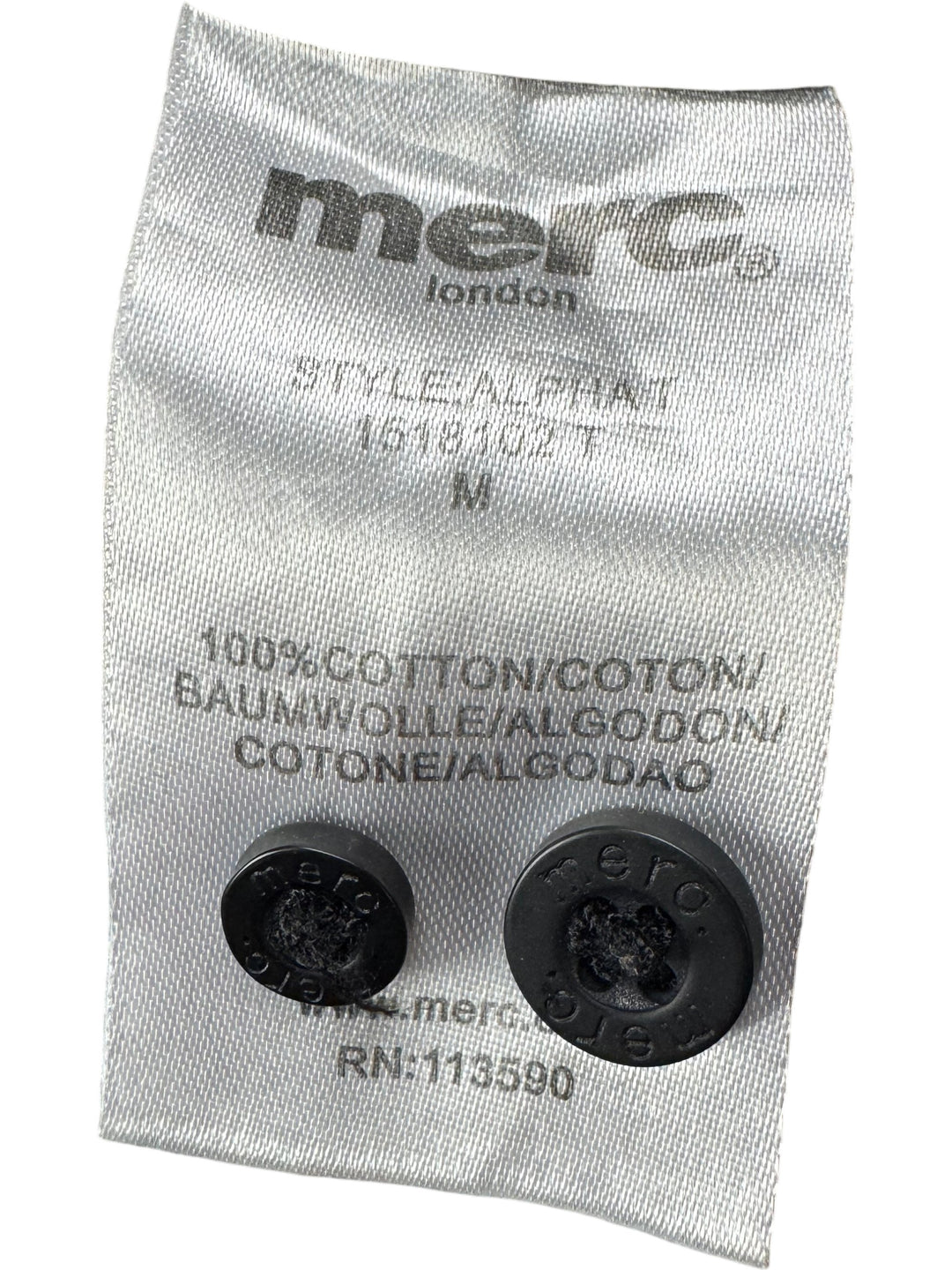 Merc London Paisley Shirt - M - Think Vintage