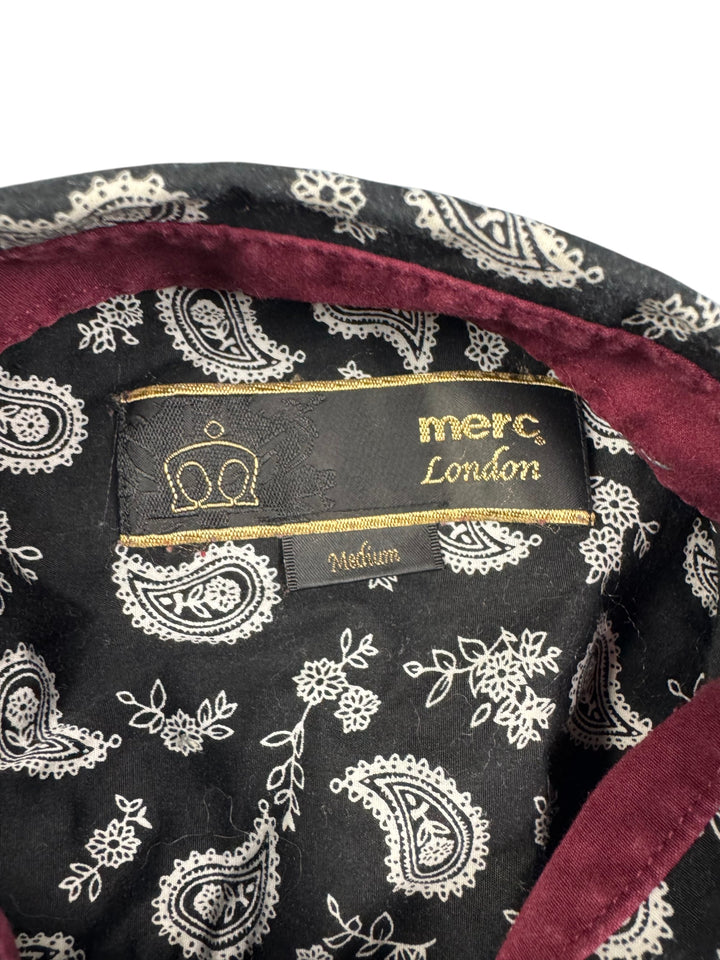 Merc London Paisley Shirt - M - Think Vintage ltd