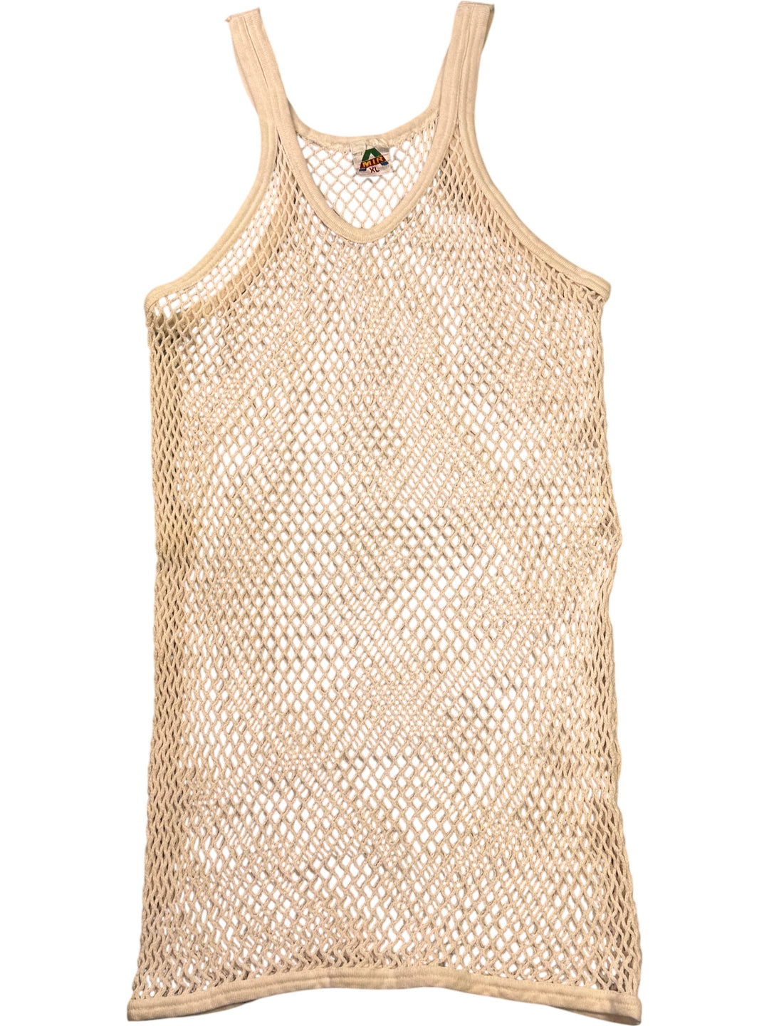 Mesh Knit Sleeveless Tank Top - Think Vintage