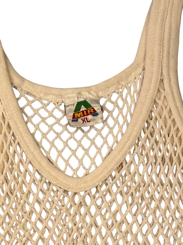 Mesh Knit Sleeveless Tank Top - Think Vintage