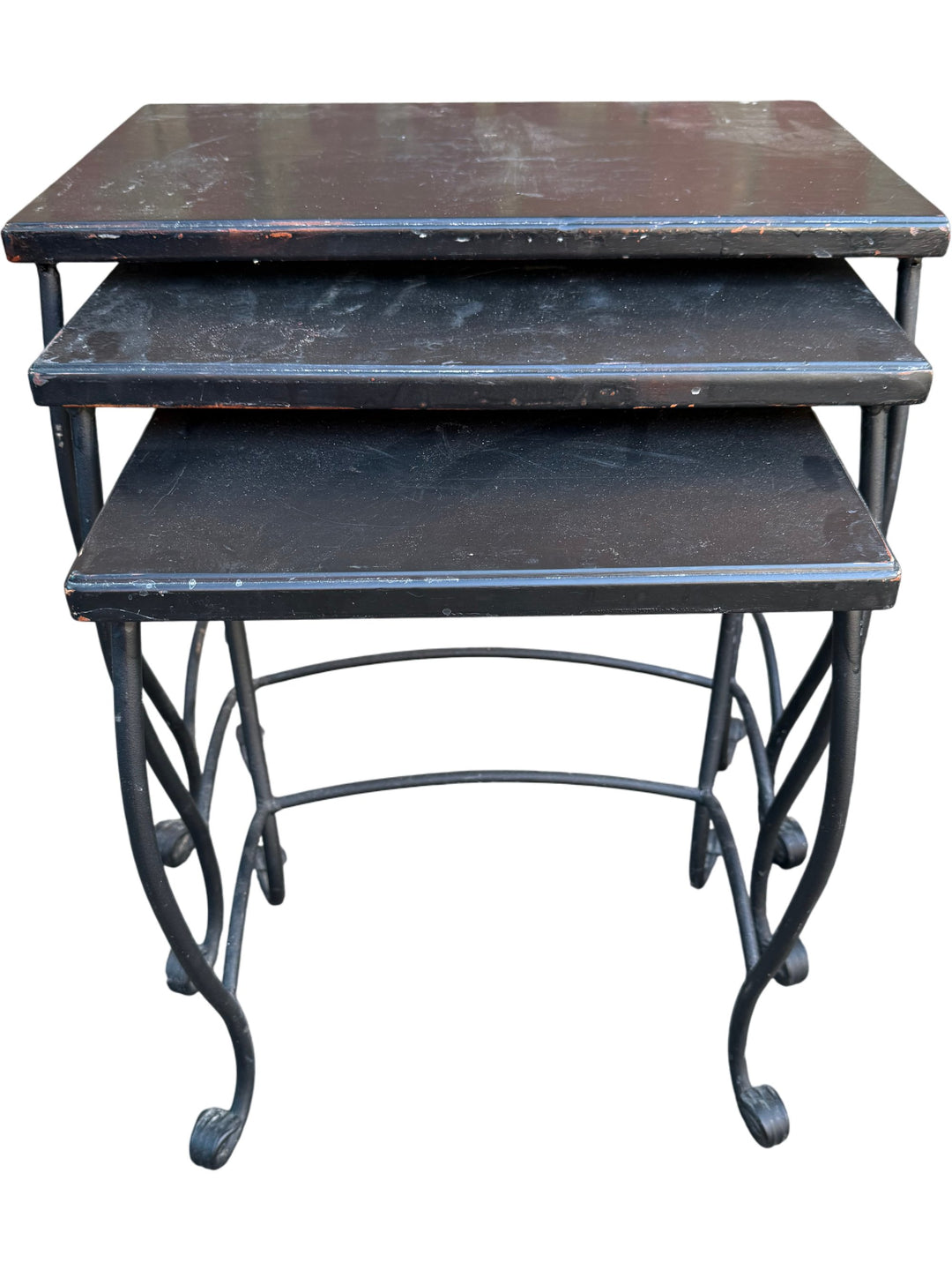 Metal Nesting Accent Tables - Think Vintage