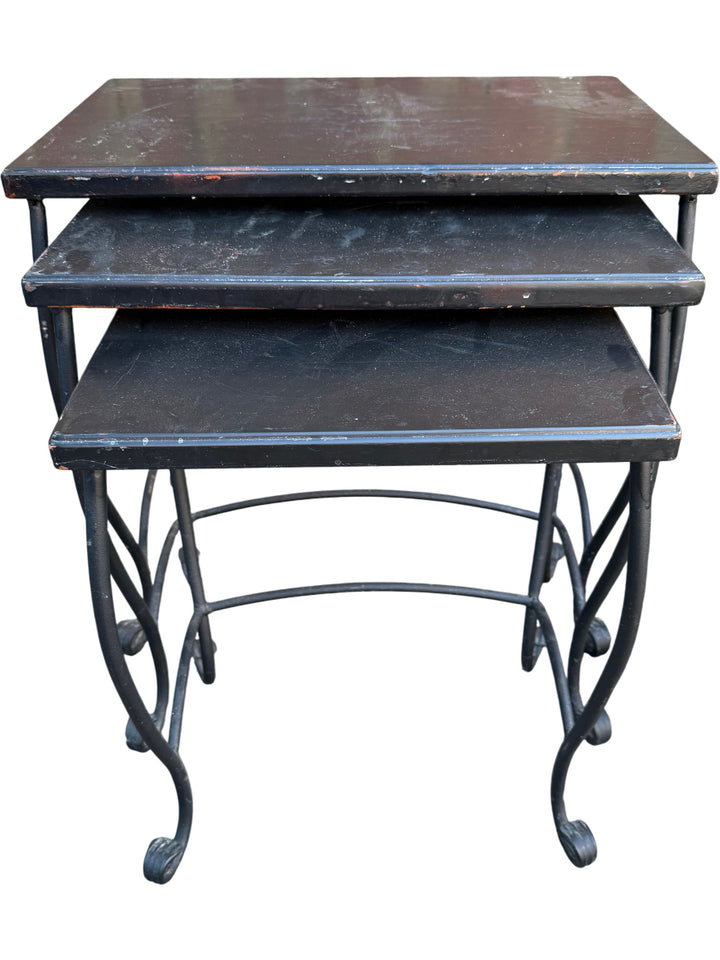 Metal Nesting Accent Tables - Think Vintage