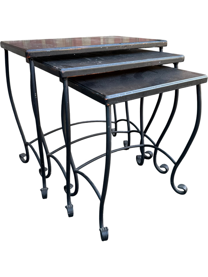 Metal Nesting Accent Tables - Think Vintage