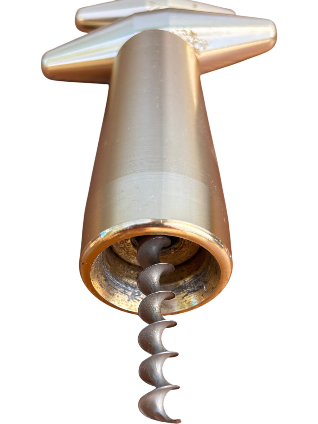 Metallic Corkscrew Wine Opener - Think Vintage