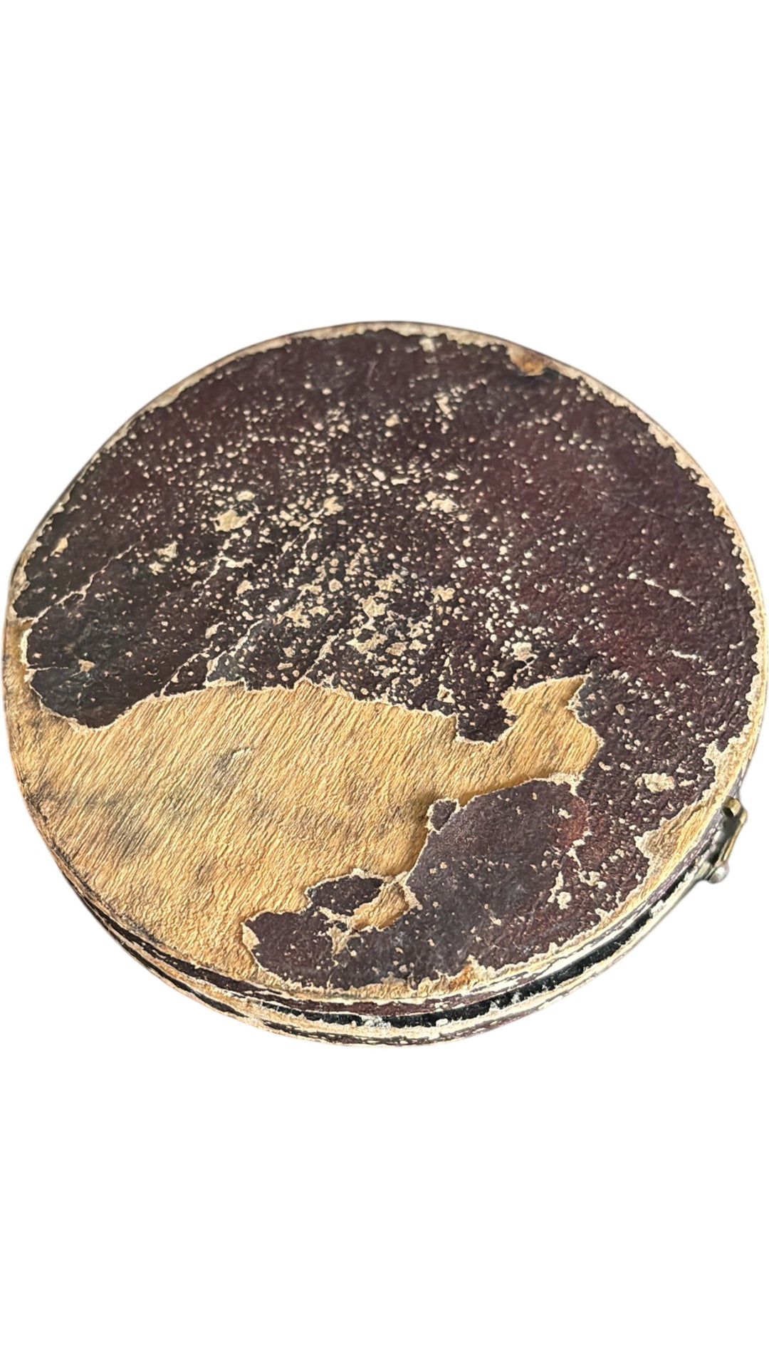 Mid 19th Century Antique French Baptism Medallion Bronze - Think Vintage Online Ltd