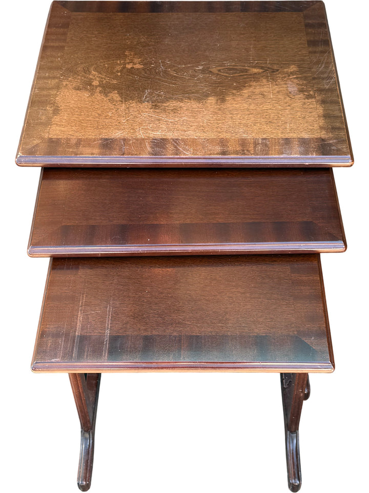 Mid Century Nested Accent Tables Set - Think Vintage