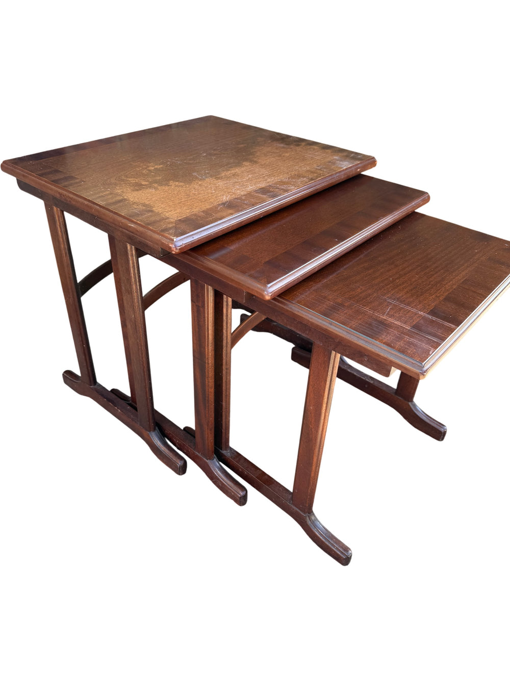 Mid Century Nested Accent Tables Set - Think Vintage