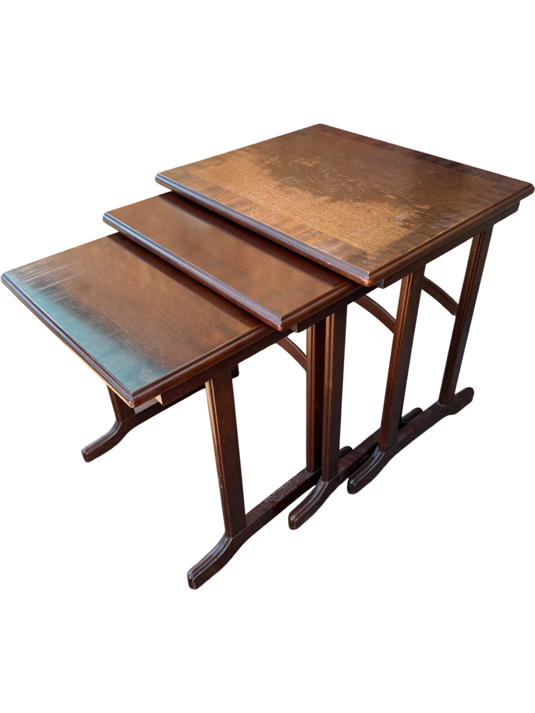 Mid Century Nested Accent Tables Set - Think Vintage