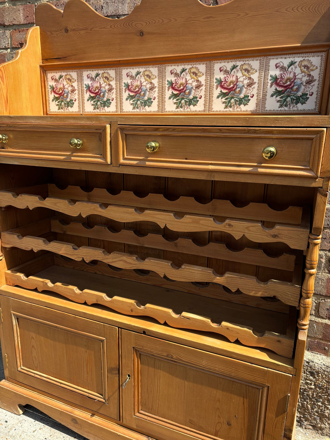Mid-Century Pine Welsh Dresser - Think Vintage