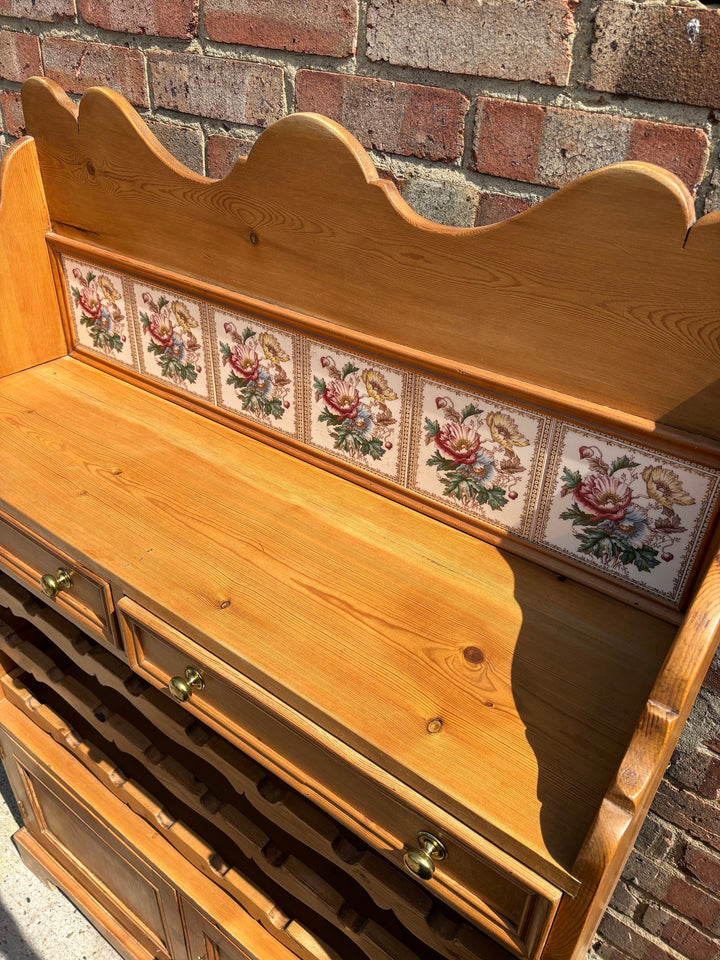 Mid-Century Pine Welsh Dresser - Think Vintage