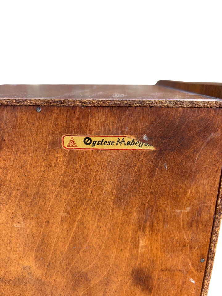 Mid Century Øystese Møbelfabrikk Wood Dresser - Think Vintage