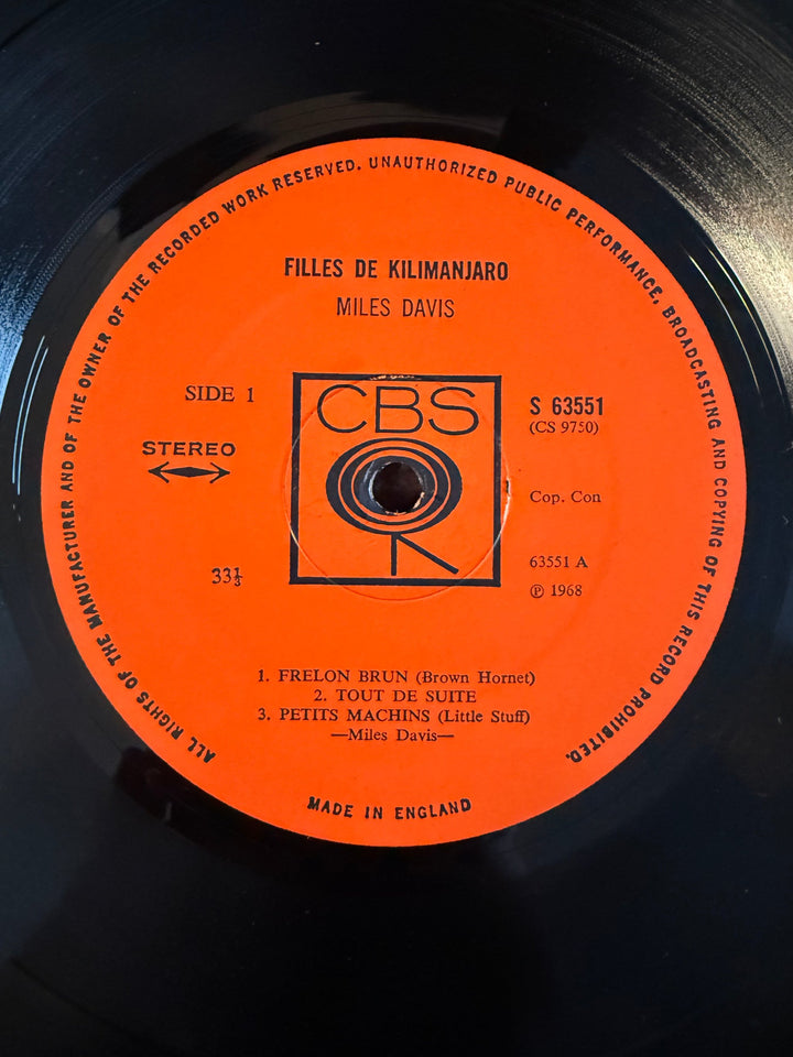 Miles Davis Filles De Kilimanjaro Vinyl Record - Think Vintage Online Ltd