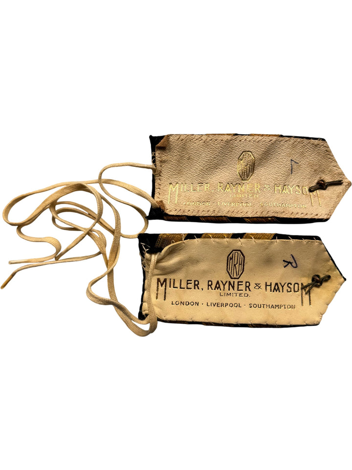 Miller Rayner & Hayson Epaulettes Black Gold Embroidery - Think Vintage