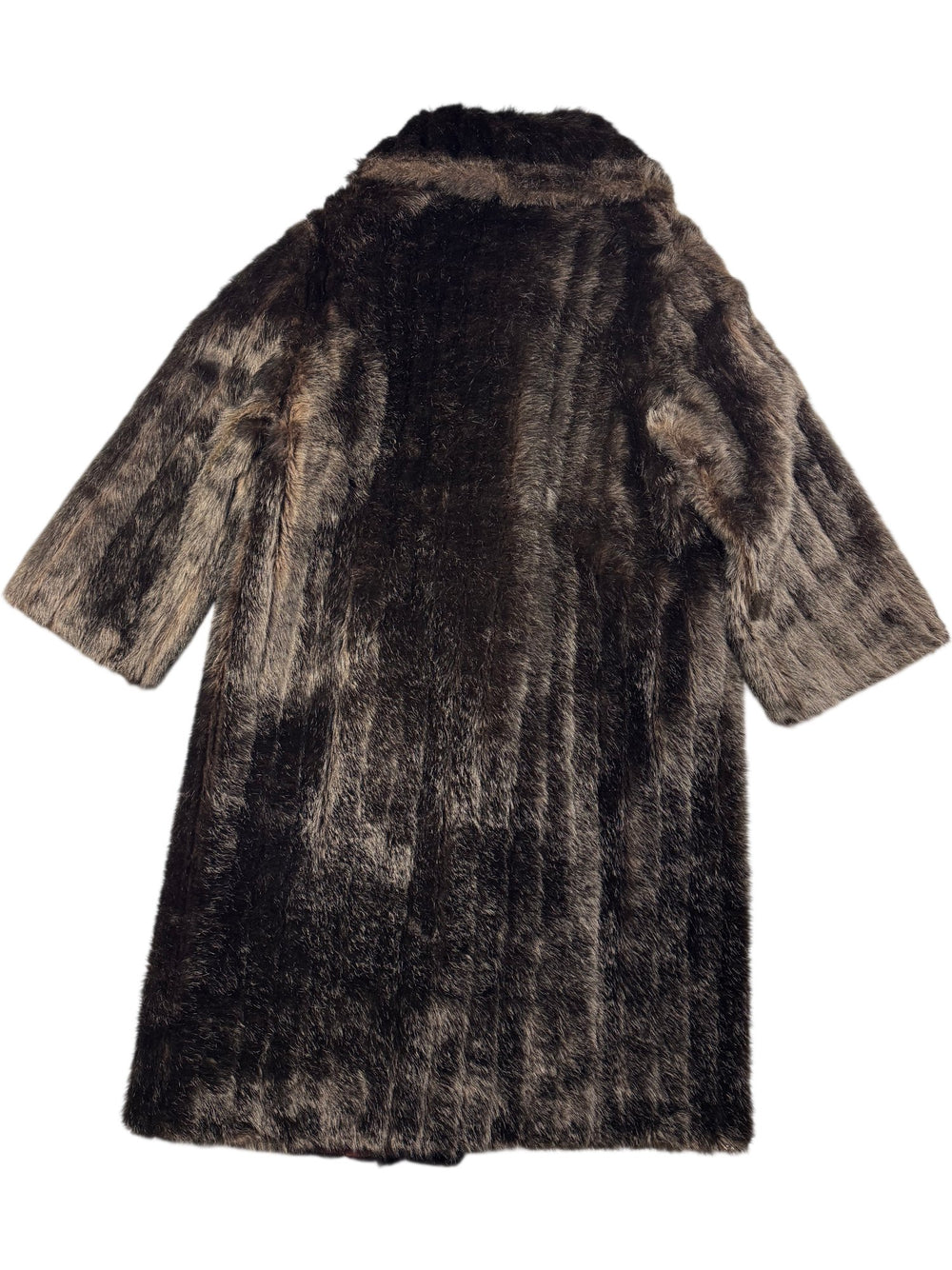 MiniBarmink Faux Fur Coat - L - Think Vintage ltd