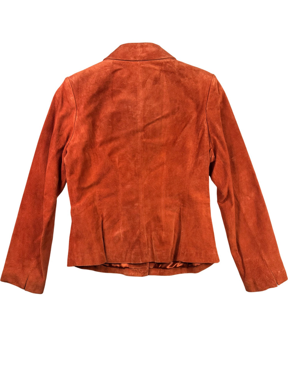Minuet Rust Suede Jacket - S - Think Vintage ltd