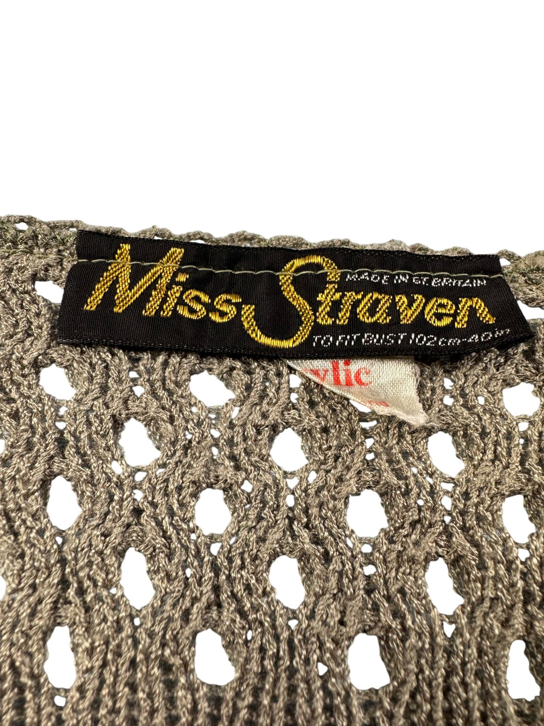 Miss Straven Knit Sleeveless Top - S - Think Vintage ltd