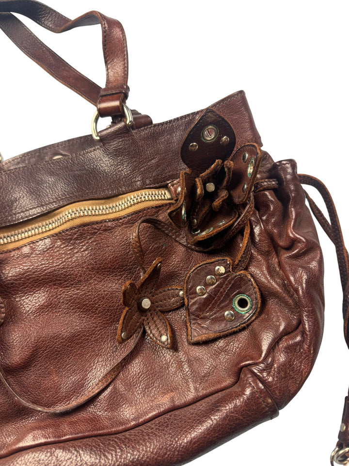 Miu Miu Brown Leather Handbag