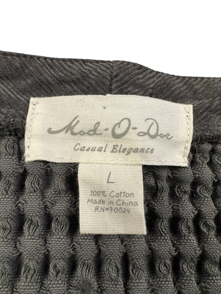 Mod-O-Doc Waffle Knit Cardigan - L - Think Vintage Online Ltd