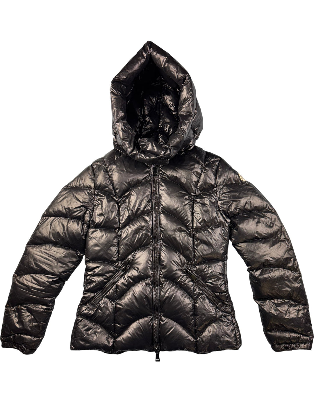 Moncler Black Puffer Jacket - M - Think Vintage ltd