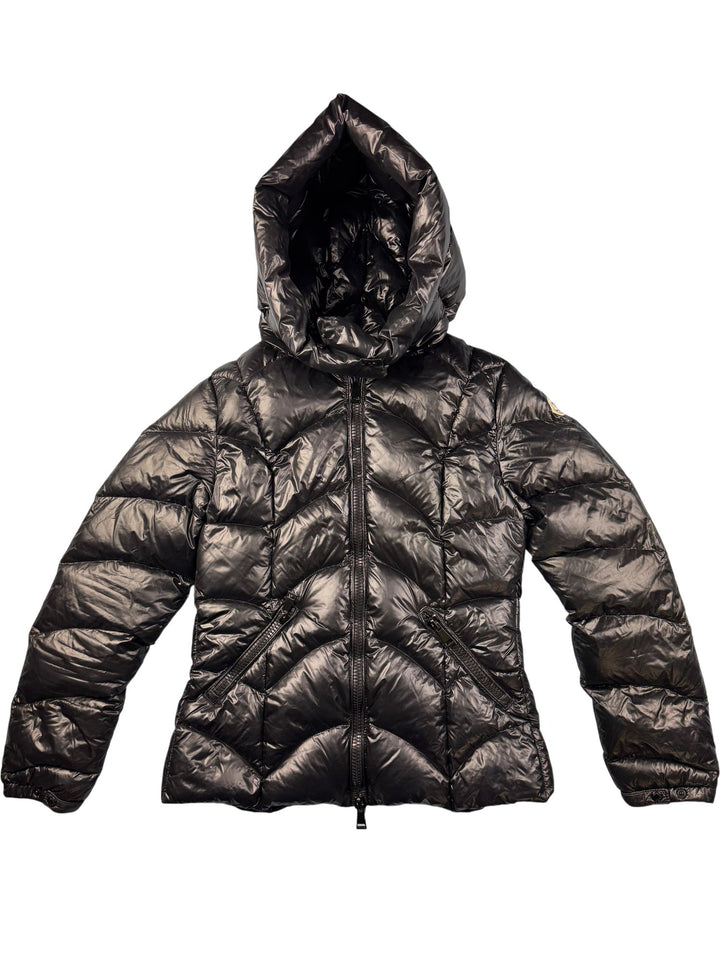 Moncler Black Puffer Jacket - M - Think Vintage ltd