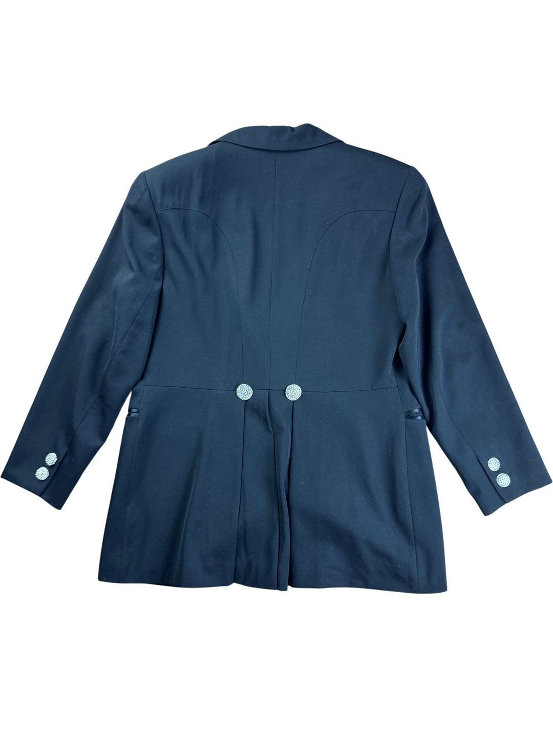 Mondi Black Wool Tuxedo Jacket - M - Think Vintage ltd