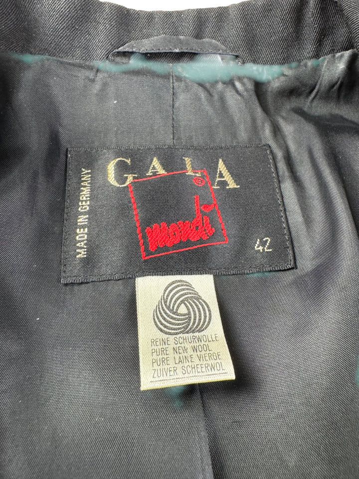 Mondi Black Wool Tuxedo Jacket - M - Think Vintage ltd