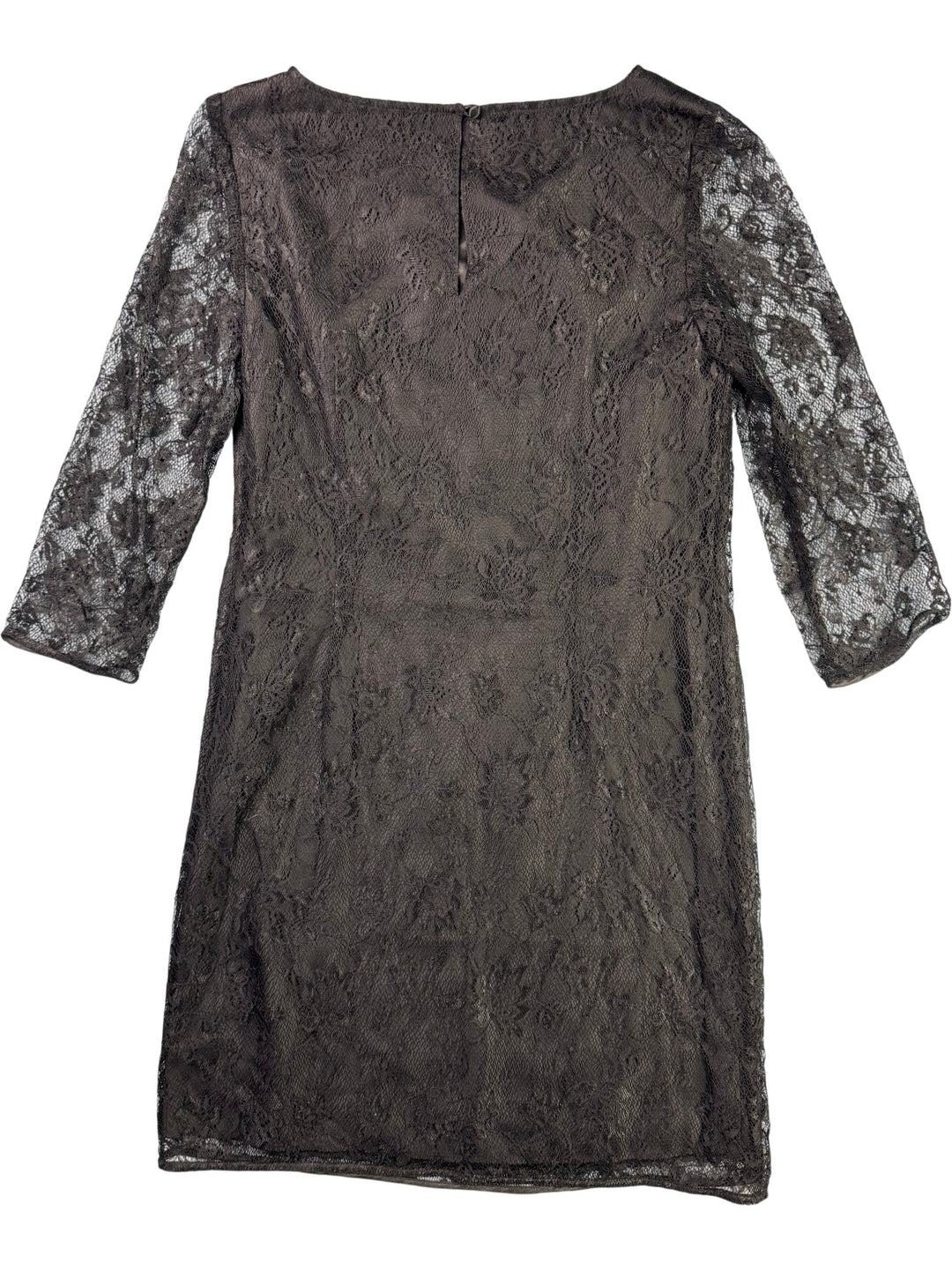 Monsoon Beaded Black Dress - S - Think Vintage ltd