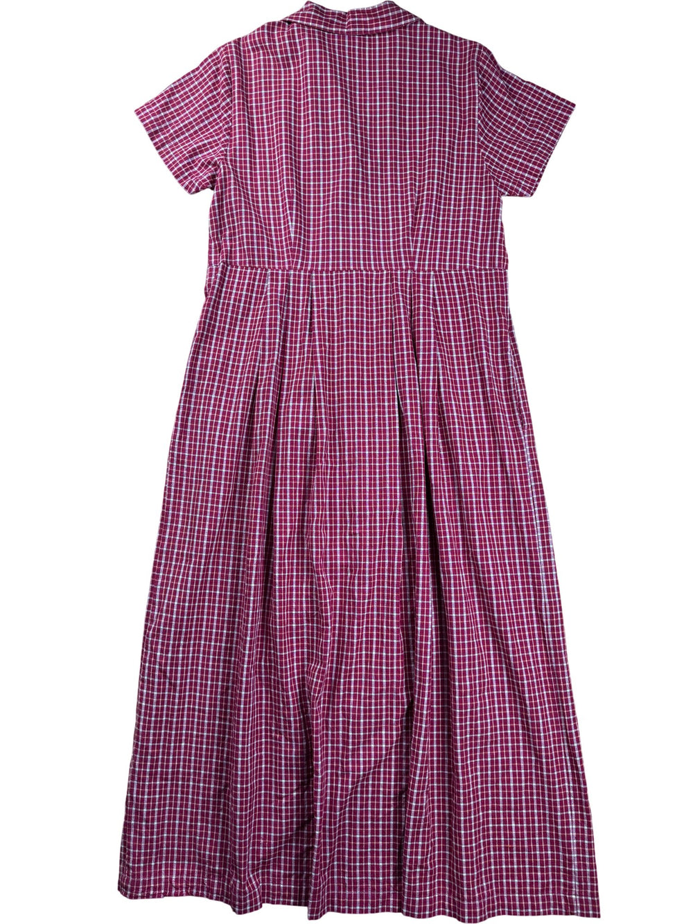 Monsoon Checked Cotton Dress - S/M - Think Vintage ltd