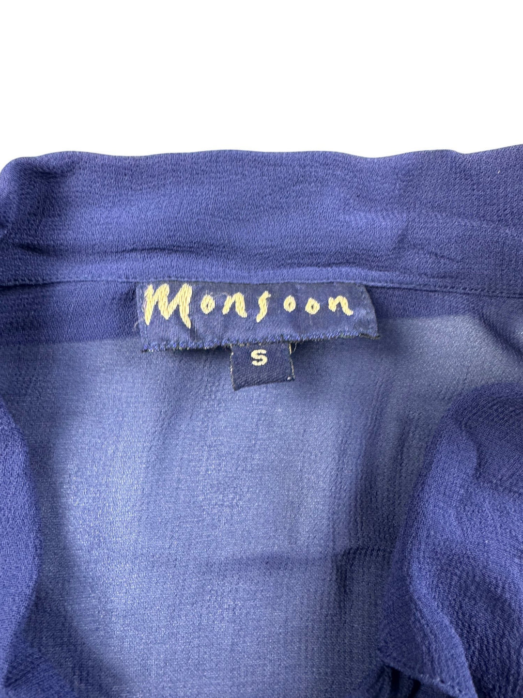 Monsoon Embroidered Long Sleeved Blouse - M - Think Vintage ltd