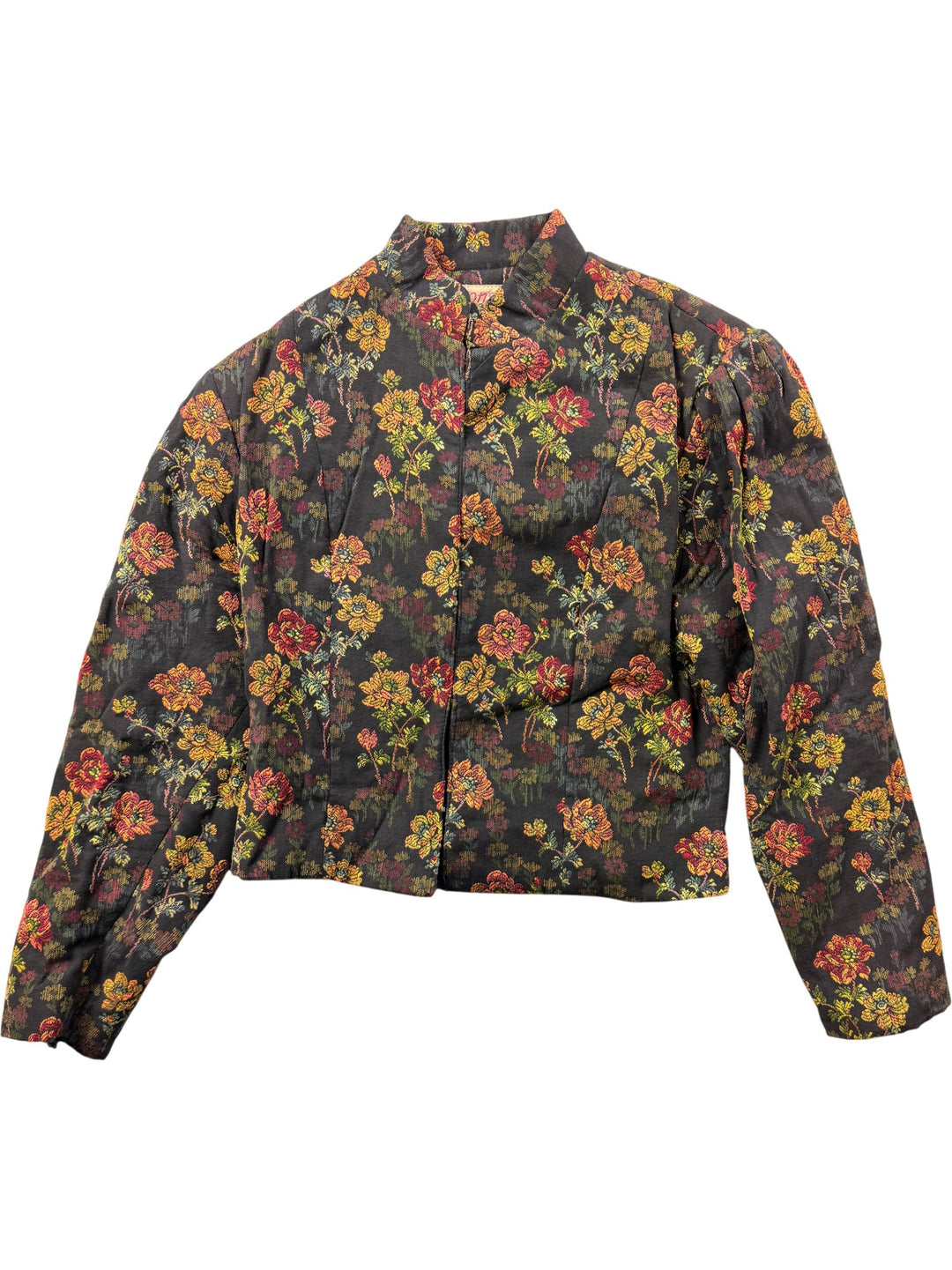 Monsoon Floral Brocade Jacket - XS - Think Vintage ltd
