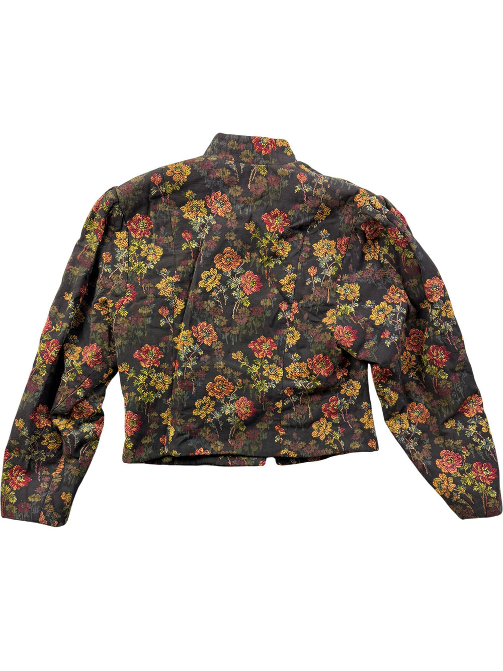 Monsoon Floral Brocade Jacket - XS - Think Vintage ltd