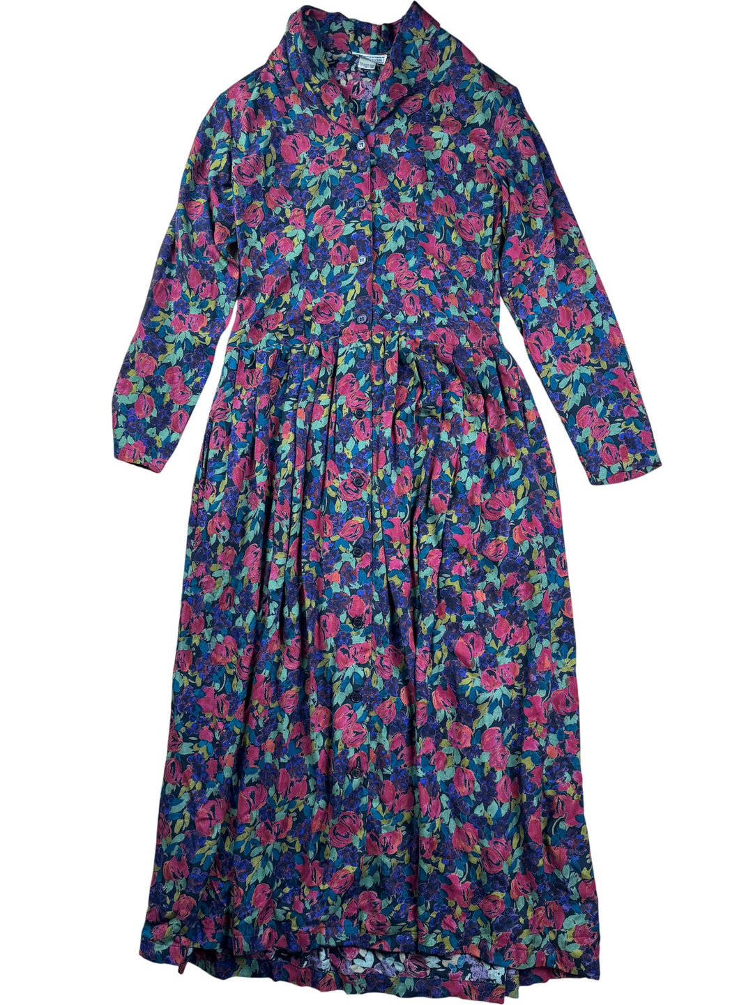Monsoon Floral Maxi Dress - S - Think Vintage ltd