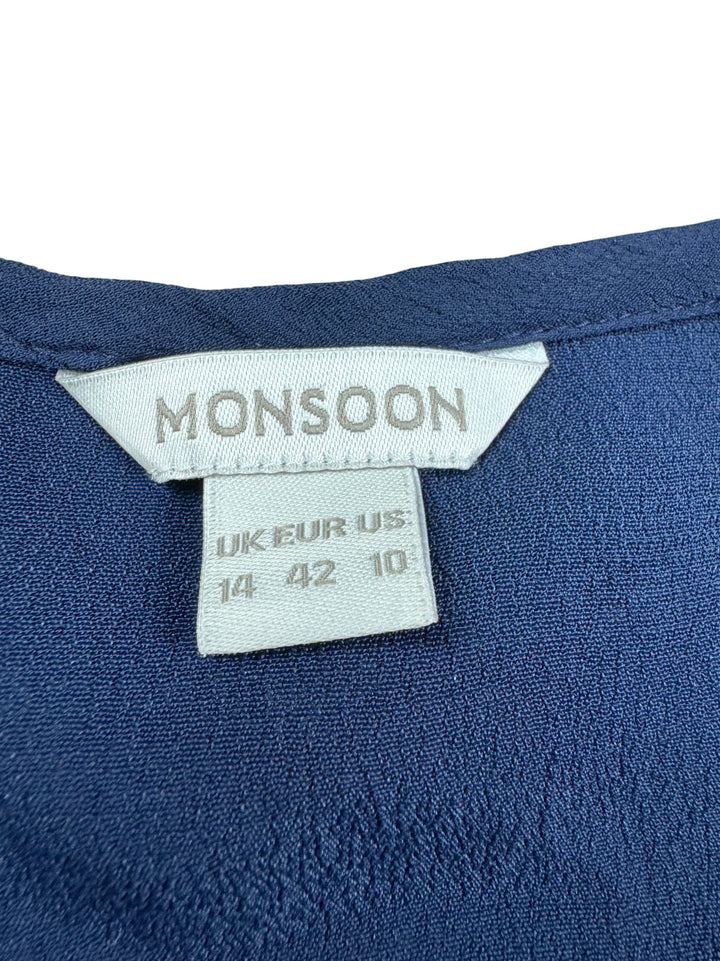 Monsoon Patterned Jacket - S - Think Vintage ltd