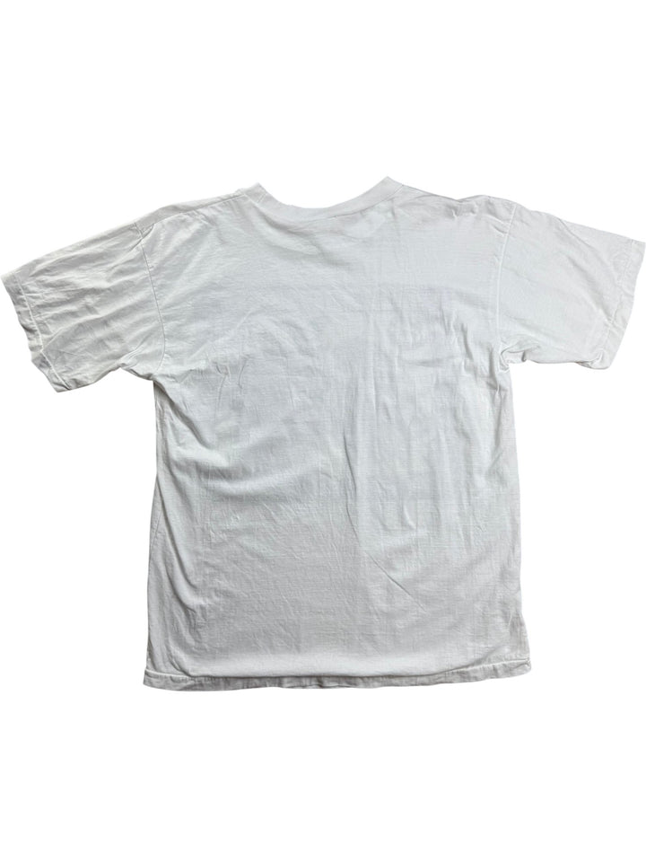 Monsoon White Elephant Graphic T-Shirt - M - Think Vintage ltd